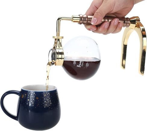 Amarine Made 5-Cup Coffee Syphon Tabletop Siphon (Syphon) Coffee Maker Gift Box Wrap for Christmas,birthday,Thanks Giving Day-Gift for Mother,Father,Friends (BT-3G) in Saudi Arabia