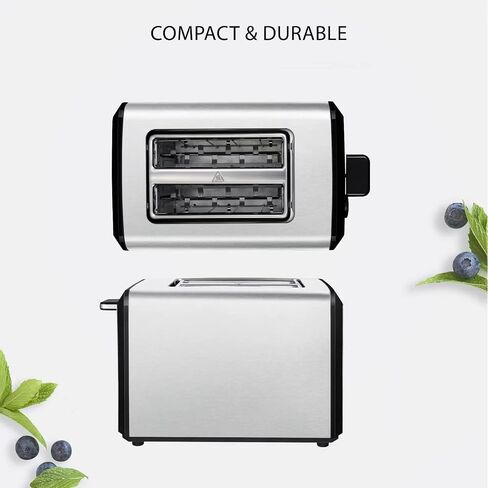 Smart Toaster, KETIAN Touch Screen Toaster 2 Slice,High-speed Automatic Settings, Bagel English Muffins Toast Pastry Waffles Bread Toaster,Stainless Steel in Saudi Arabia
