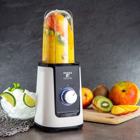 Moss & Stone Smoothie Blender, Compact Personal Blender with Additional Blender Cups Bullet Shape For Frozen Drinks, Mini Blender & To-Go Portable Cups with Lids, Juice Blender & Smoothie Maker in Kuwait