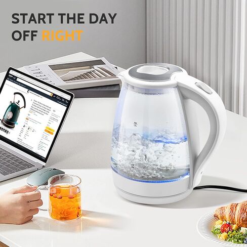 Electric Kettle Temperature Control with 4 Presets, Keep Warm 1.7L Electric Tea Kettle & Hot Water Boiler, Auto-Off & Boil-Dry Protection, BPA Free, Black in Saudi Arabia