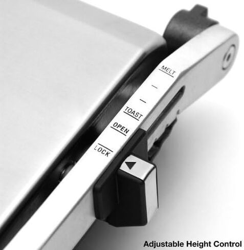 Breville Duo 1500-Watt Nonstick Panini Press, Silver in Kuwait