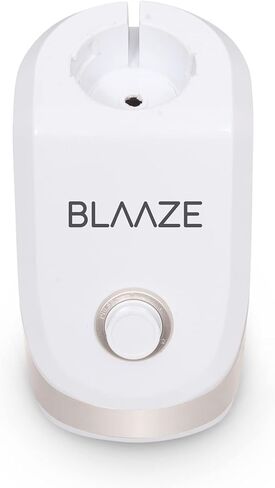 مطحنة خلاط BLAAZE بقوة 110 فولت بقوة 800 وات مع 3 برطمانات وشفرات من الفولاذ المقاوم للصدأ مثالية للطحن الدقيق الجاف والرطب - مضارب دوسا، بهارات الكاري الهندية، خلط طحن صلصة جوز الهند (أبيض فضي غير لامع) in Kuwait