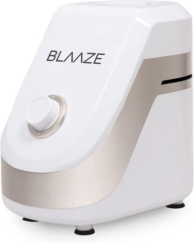 مطحنة خلاط BLAAZE بقوة 110 فولت بقوة 800 وات مع 3 برطمانات وشفرات من الفولاذ المقاوم للصدأ مثالية للطحن الدقيق الجاف والرطب - مضارب دوسا، بهارات الكاري الهندية، خلط طحن صلصة جوز الهند (أبيض فضي غير لامع) in Kuwait