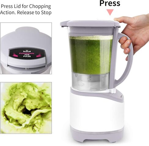 خلاط لا ريفوز متعدد الوظائف على سطح الطاولة بقدرة 400 وات مع وعاء تقطيع سعة 4.2 كوب، للمزج والخلط والفرم، باللون الأبيض in Kuwait