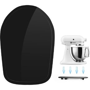 Acrylic Mixer Slider Compatible with Tilt Head Kitchen aid 4.5-5 Qt Tilt Head Stand Mixer - Kitchen Countertop Storage Mover Sliding Tray for Kitchen aid 4.5-5 Qt, Mixer Appliance Moving Caddy in Kuwait