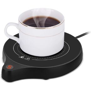 New Coffee Mug Warmer and Office Warmer, Electric Beverage Warmer with 5 Temperature Settings, Coffee Warmer for Cocoa Milk Milk, Auto On/Off Gravity-Induction Mug Warmer for Office Desk Use in Saudi Arabia