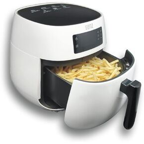 SenzTronics 4.3 Quart Air Fryer, Electric Hot Air Fryers Oilless Cooker with Digital LCD Touch Screen, Nonstick Basket, 1400W, UL Listed (White) in Saudi Arabia
