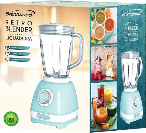 Brentwood Appliances JB-330BL 2-Speed Retro Blender with 50-Ounce Plastic Jar in Saudi Arabia