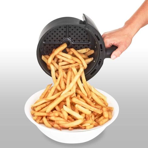2qt Air Fryer Touchscreen Black in Saudi Arabia