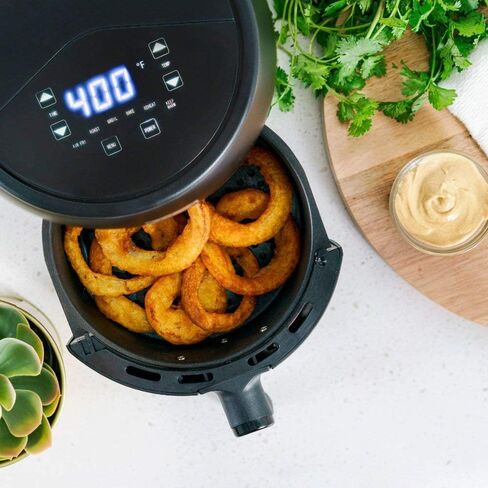 2qt Air Fryer Touchscreen Black in Saudi Arabia