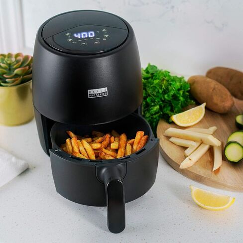 2qt Air Fryer Touchscreen Black in Saudi Arabia
