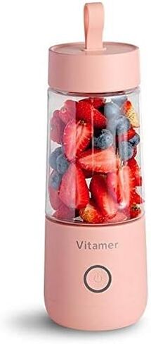 Portable Blender, PopBabies Personal Blender, Smoothie Blender,Rechargeable USB Blender, Mini Portable Electric Fruit Juicer, Sports Bottle Juicing Cup Dropshipping (white) in Saudi Arabia