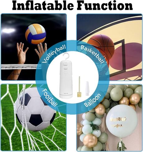 mini handheld vacuum sealer, Mini Bag Sealer/2 in 1 Heat Sealer and Cutter /Automatic Food Vacuum Pump/ Automatic Electric Fast Ball Pump with Needle and Nozzle (for Football Basketball, Volleyball, balloon) 4 in 1 Life Multifunctional Tool in Saudi Arabia