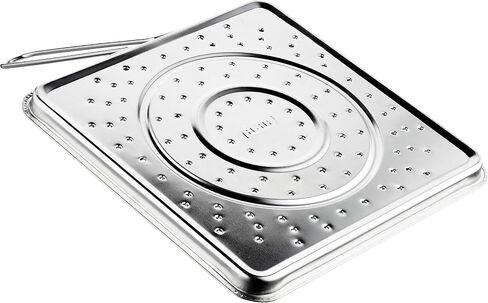 Ibili Classica Foldable Tin Plate Bread Toaster Camping Cookware, Ideal For Use On Gas Flame - Made in Spain - 20cmx20cm - 7.8"x7.8" in Kuwait