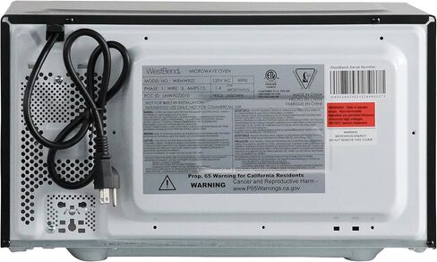 West Bend Microwave Oven, 900W, 0.9 cu. ft., in Stainless Steel | West Bend Microwave Oven, 900W, 10 Power Levels, One-Touch Cooking, Glass Turntable, 0.9 cu. ft., in Stainless Steel in Kuwait