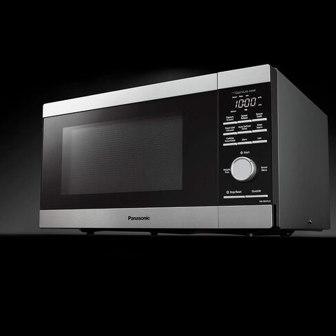 باناسونيك NN-SD67LS 1100 واط مع مستشعر Genius للطبخ وفرن ميكروويف يعمل على تذويب الجليد تلقائيًا، 1.3 قدم مكعب، من الفولاذ المقاوم للصدأ in Kuwait
