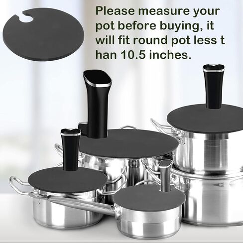 Sous Vacuum and Vide Lid Cooking Sous Vacuum and Vide Cooker Fits Up to 10.5" Pot, Prevent Water Evaporation and Retain Flavor for Stock in Kuwait