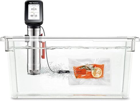 Breville PolyScience HydroPro Plus Sous Vide Immersion Circulator (CSV750PSS1BUC1) and Breville PolyScience Polycarbonate Tank, 18-Litre in Saudi Arabia