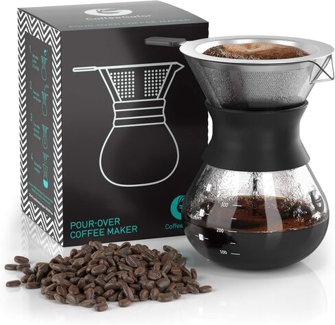 Coffee Gator Pour Over Coffee Maker Portable - 10.5oz in Kuwait