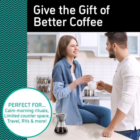 Coffee Gator Pour Over Coffee Maker Portable - 10.5oz in Saudi Arabia