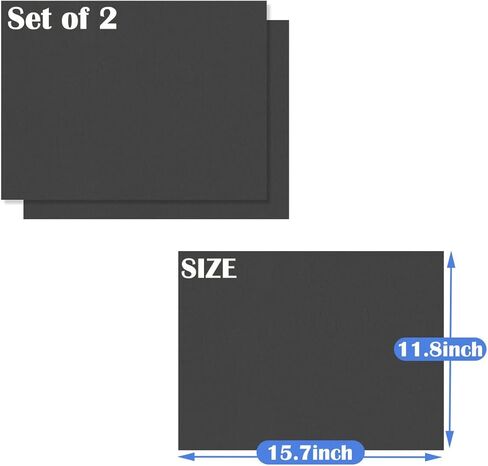 2 حزمة حصيرة بار القهوة ، حصائر بار القهوة حصيرة لطاولة المطبخ ، اكسسوارات بار القهوة تناسب تحت صانع القهوة آلة القهوة القهوة آلة تحضير القهوة آلة الإسبريسو رف الأطباق ، أسود in Kuwait
