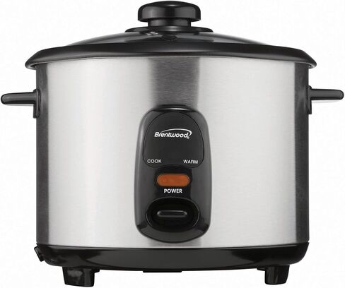 Brentwood Rice Cooker, 5-Cup, Stainless Steel in Saudi Arabia
