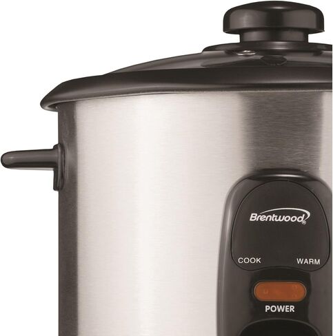 Brentwood Rice Cooker, 5-Cup, Stainless Steel in Saudi Arabia