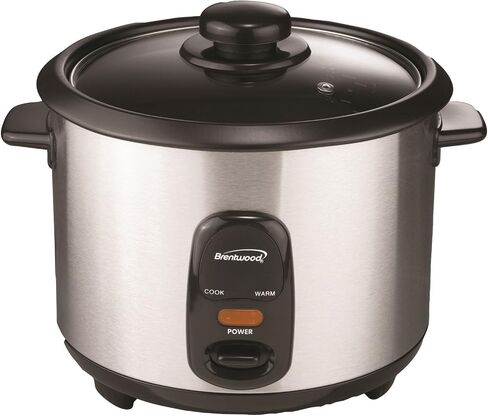 Brentwood Rice Cooker, 5-Cup, Stainless Steel in Saudi Arabia