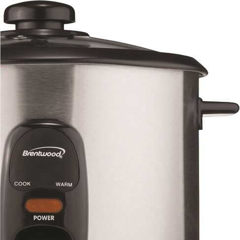Brentwood Rice Cooker, 5-Cup, Stainless Steel in Saudi Arabia