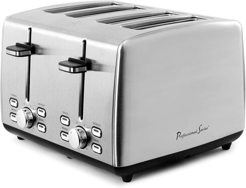 Professional Series Toaster ps77451, 4 Slice, Stainless Steel in Kuwait