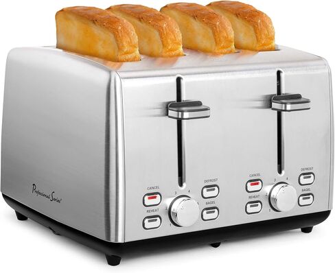 Professional Series Toaster ps77451, 4 Slice, Stainless Steel in Kuwait