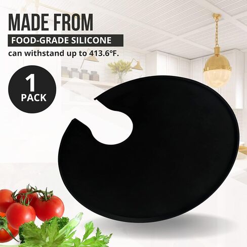 اغطية سيليكون للطباخ الدقيق تونجاس Sous Vide - تناسب الاواني حتى 10.5 انش - متوافقة مع طناجر Anova Culinary Sous Vide الدقيقة - تمنع تبخر الماء وتحتفظ بالنكهة in Kuwait