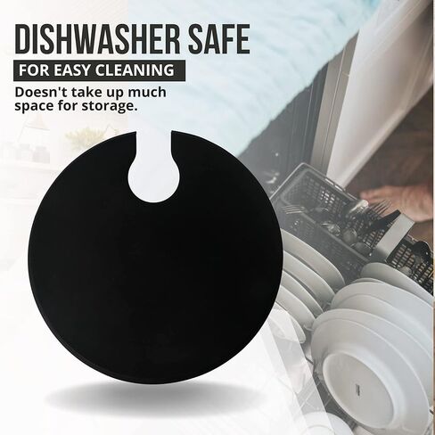 اغطية سيليكون للطباخ الدقيق تونجاس Sous Vide - تناسب الاواني حتى 10.5 انش - متوافقة مع طناجر Anova Culinary Sous Vide الدقيقة - تمنع تبخر الماء وتحتفظ بالنكهة in Kuwait