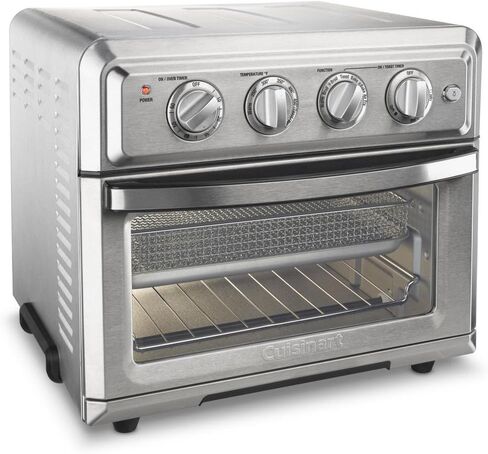 Cuisinart TOA-60 Convection AirFryer Toaster Oven, Premium 1800-Watt Oven with 7-in-1 Functions and Wide Temperature Range, Large Capacity AirFryer with 60-Minute Timer/Auto-Shutoff, Stainless Steel in Saudi Arabia