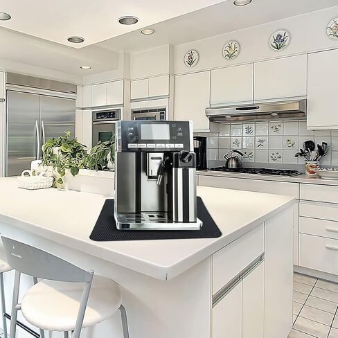 حصيرة مقاومة للحرارة من Advantez للمقلاة الهوائية، 3 قطع من منزلقات أجهزة المطبخ وحصيرة غير قابلة للانزلاق، حصيرة طاولة المطبخ، واقيات مضادة قابلة لإعادة الاستخدام لمقلاة الهواء وخلاط وصانع القهوة وبخار الميكروويف in Kuwait