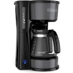 ماكينة تحضير القهوة BLACK+DECKER™ 4 في 1 5 أكواب*، ستانلس ستيل أسود in Saudi Arabia