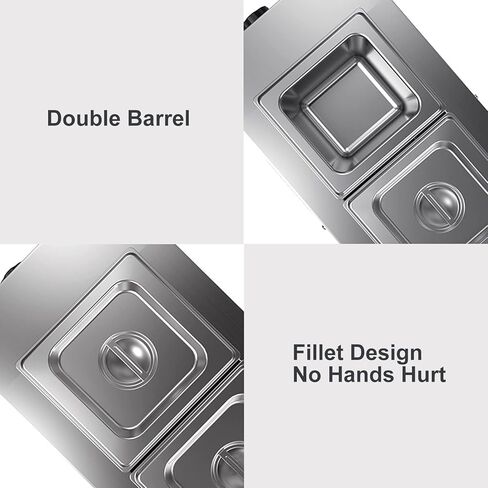 آلة تسخين الشوكولاتة من سيسايوي، آلة ذوبان الشوكولاتة بوزن 17.6 رطل، جهاز تسخين الطعام التجاري للشوكولاتة الكهربائية للشوكولاتة والحليب والكريمة وذوبان الحساء والتسخين، 1.5 كيلو وات 2 خزان in Kuwait