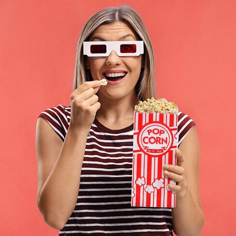 300pcs Paper Popcorn Bags for Party, 1 Oz Small Vintage Individual Servings Popcorn Container Pop Corn Bags for Popcorn Machine in Saudi Arabia