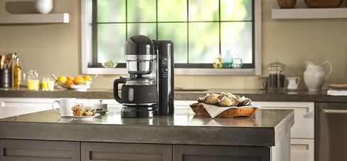 KitchenAid KCM1204OB 12-Cup Coffee Maker with One Touch Brewing - Onyx Black in Saudi Arabia
