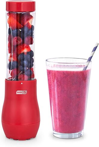 Dash Mighty Mini 10 oz Compact Personal Bottle Blender with Travel Lid, Aqua in Kuwait