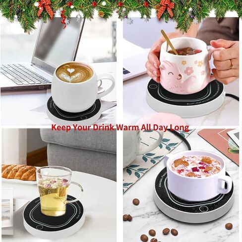Coffee Cup Warmer for Desk with Auto Shut Off,Coffee Mug Warmer for Desk Office Home-Birthday Gifts in Kuwait