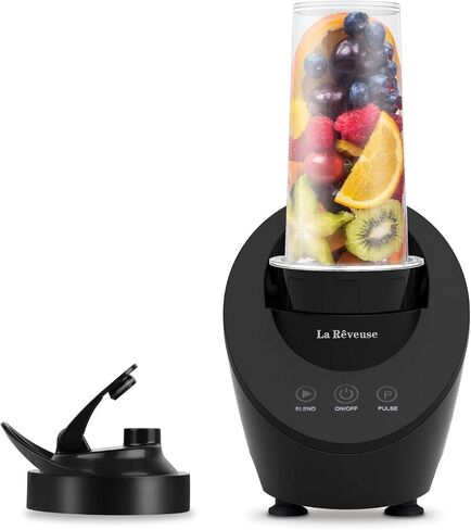 La Reveuse Personal Blender for Shakes and Smoothies 200 Watt with Magnetic Drive Technology 10 oz BPA-Free Portable Travel Bottle (White) in Saudi Arabia