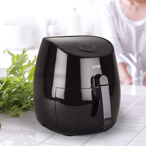 مقلاة هواء من كوميرشال شيف CHAF35B , 3.5 لتر - اسود in Kuwait