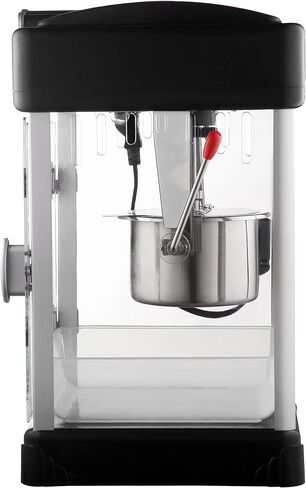 Pop Pup Popcorn Machine - 2.5oz Popper with Stainless-Steel Kettle, Serving Tray, Warming Light and Accessories by Great Northern Popcorn (Red) in Kuwait