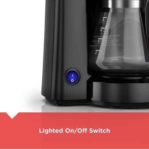 ماكينة تحضير القهوة بسعة 5 اكواب من بلاك اند ديكر، تصميم صغير in Kuwait