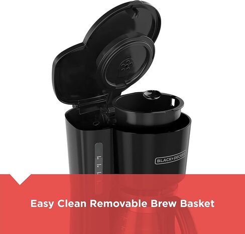 ماكينة تحضير القهوة بسعة 5 اكواب من بلاك اند ديكر، تصميم صغير in Kuwait