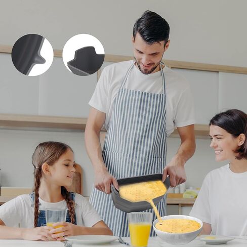 بطانات مقسمة للطباخ البطيء من السيليكون متوافقة مع كروكبوت وهاملتون بيتش 6QT طباخ بطيء، مادة صالحة للطعام، سهلة التنظيف، قابلة لإعادة الاستخدام، بطانة ملحقات الطباخ البطيء لمعظم الطباخ البطيء البيضاوي 6 كيو تي in Kuwait