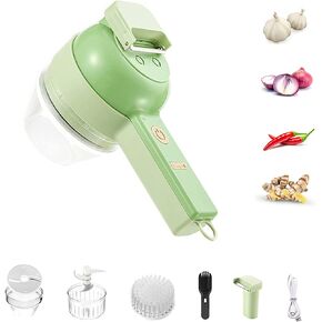 4 in 1 Handheld Electric Food Cutter Set, Kitchen Gods Wireless Food Processor for Fruits, Vegetables and Meat in Saudi Arabia