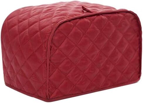 Cotton/Polyester Quilted Toaster Cover for Two Slice Toaster and Dust & Fingerprint Protection, Machine Washable. (Beige, 11.5 x 8 x 8 in) in Saudi Arabia