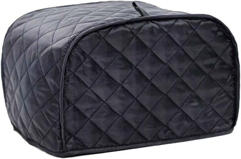 Cotton/Polyester Quilted Toaster Cover for Two Slice Toaster and Dust & Fingerprint Protection, Machine Washable. (Beige, 11.5 x 8 x 8 in) in Saudi Arabia